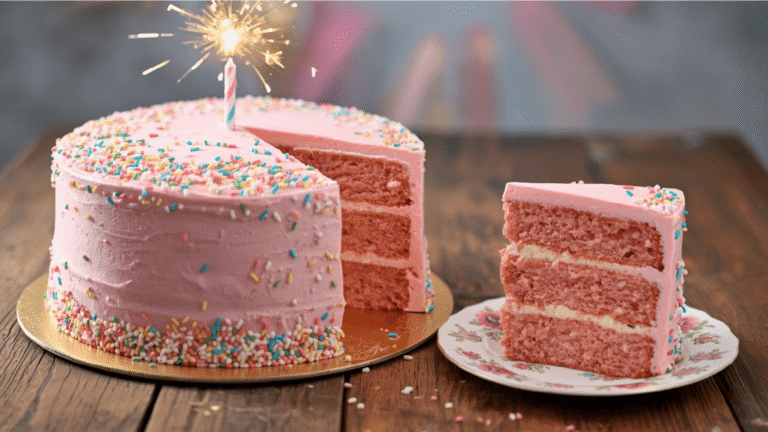 Pink Birthday Cake: How to Make a Moist Vanilla Base in 5 Steps