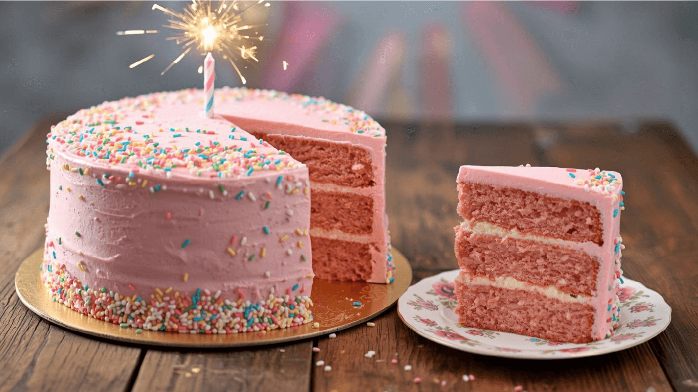 Pink Birthday Cake: How to Make a Moist Vanilla Base in 5 Steps