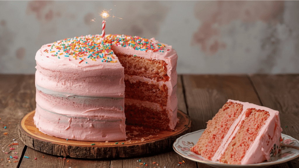 Pink Birthday Cake: How to Make a Moist Vanilla Base in 5 Steps