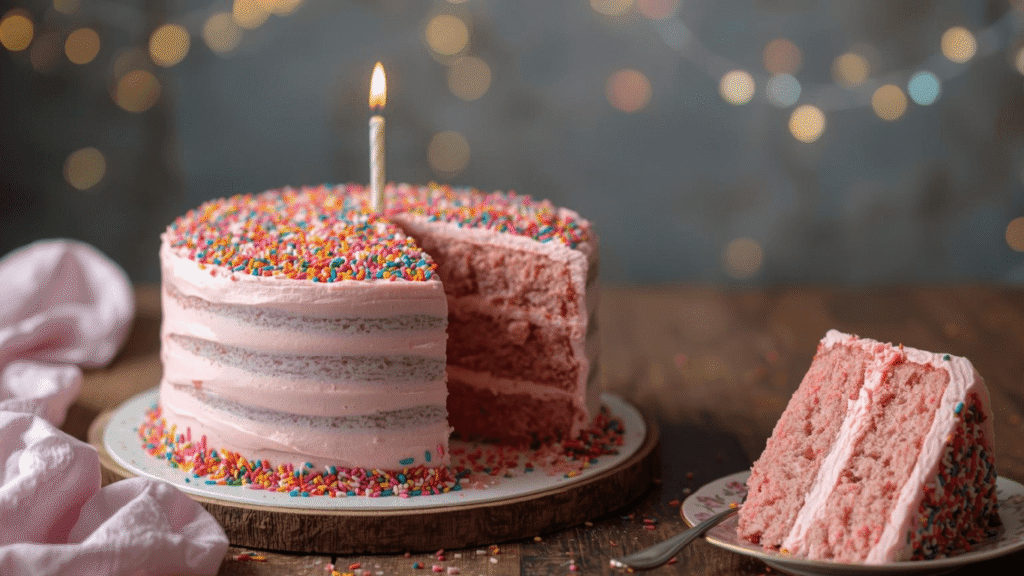 Pink Birthday Cake: How to Make a Moist Vanilla Base in 5 Steps