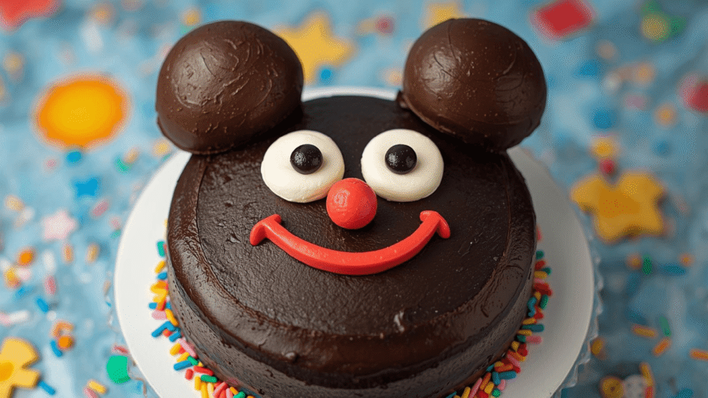 Mickey Mouse Cake: How to Make a 3-D Character Cake in 5 Steps
