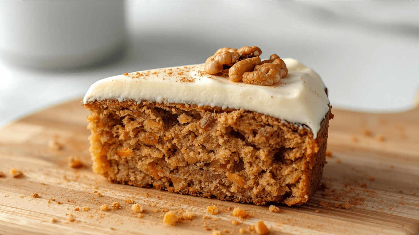 Carrot Cake Healthy Recipe: 1-Bowl, 6-Step Easy Method