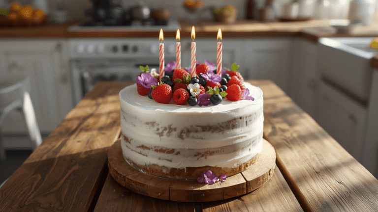 Healthy Birthday Cake: How to Make a 5-Ingredient Delight