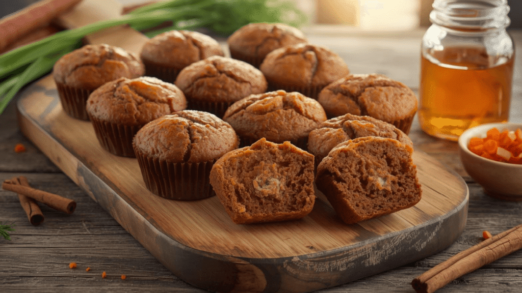 Healthy Carrot Cake Muffins: How to Bake 12 in 30 Minutes