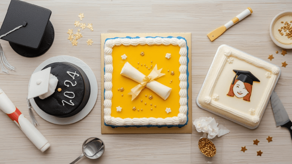 Graduation Cakes for High School: 3 Simple DIY Tutorials