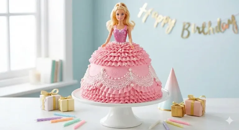 Barbie Cake: 6 Simple Steps For The Doll Skirt Design
