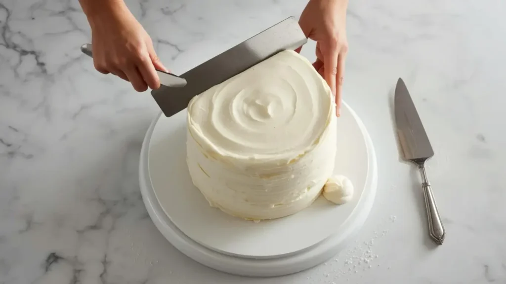 How to frost a cake Smoothly In 4 Easy Steps