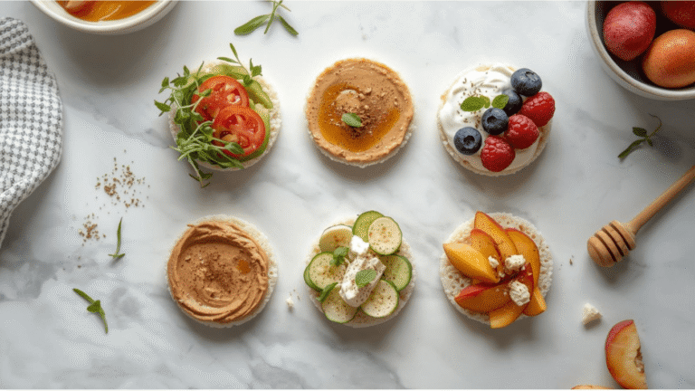 How to make 5 healthy rice cake snacks in minutes