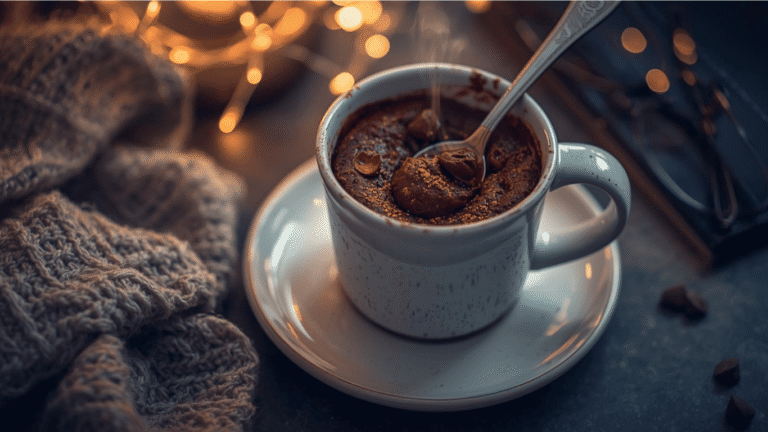 Best healthy chocolate mug cake for a late-night snack
