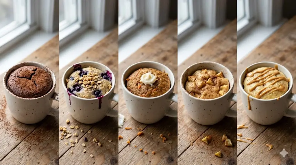 Healthy Mug Cake Recipes: 5 Easy 5-Minute Desserts