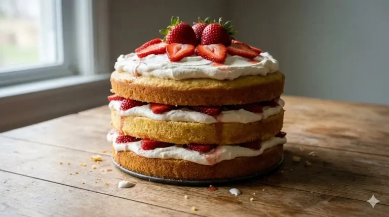 How to Make Strawberry Shortcake Cake in 6 Steps