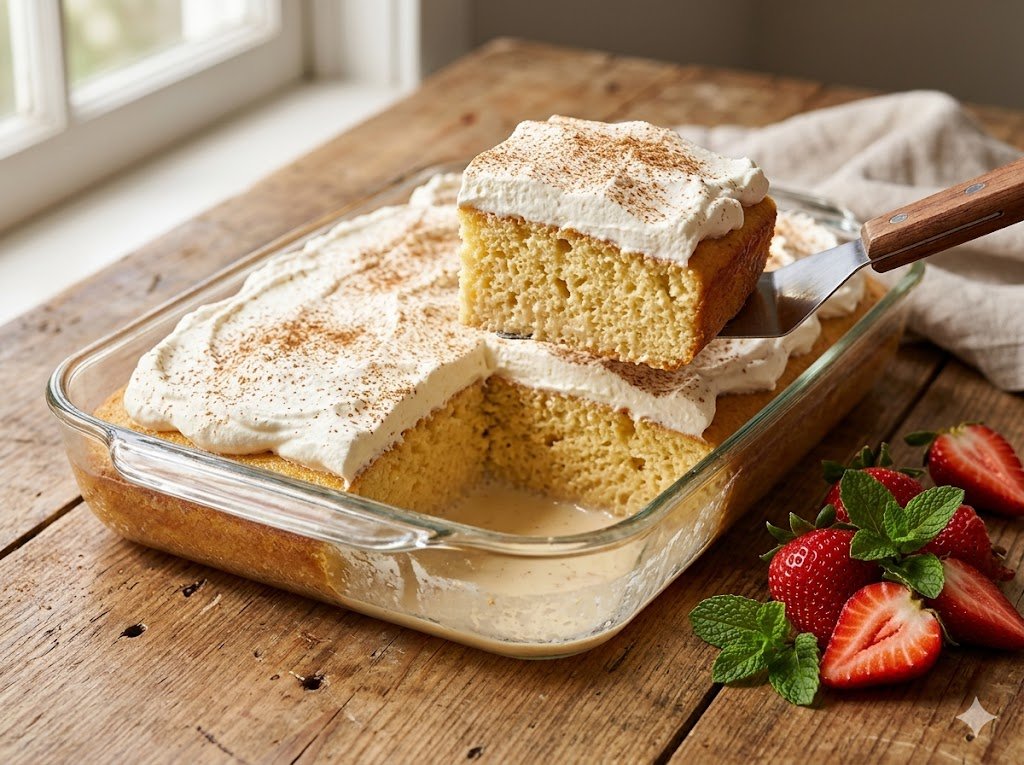 Tres Leches Cake Recipe: Best for Beginners in 4 Easy Steps
