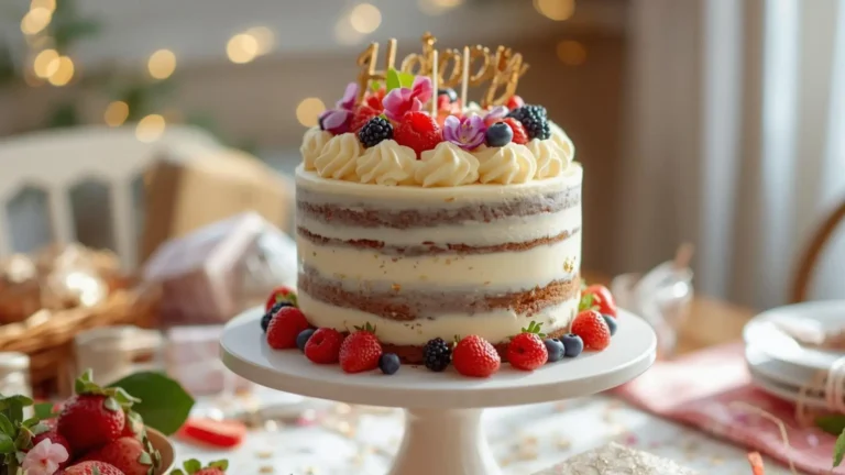Best Healthy Vanilla Cake for Birthdays