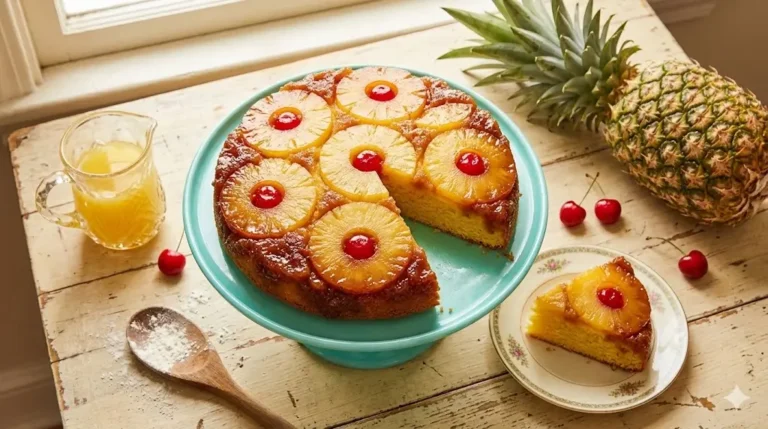 Easy Pineapple Upside Down Cake in 9 Steps