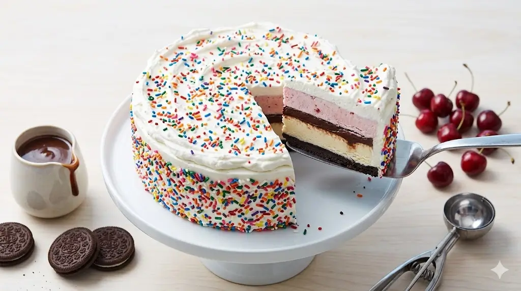 How to Make Easy Ice Cream Cake at Home