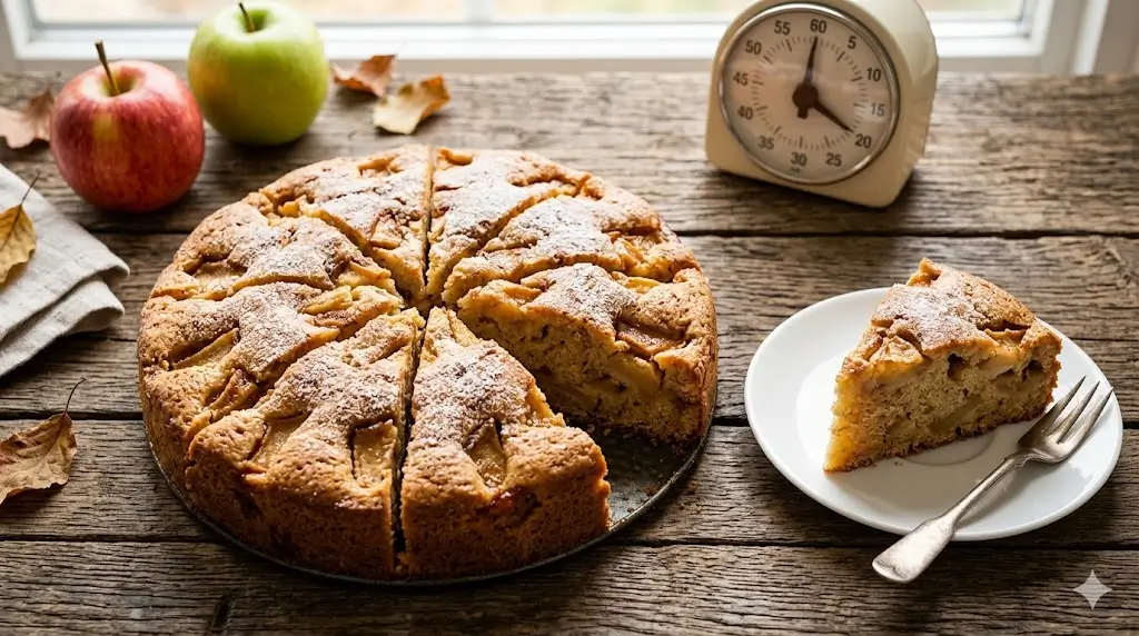 Apple Cake How to Make It in 20 Mins