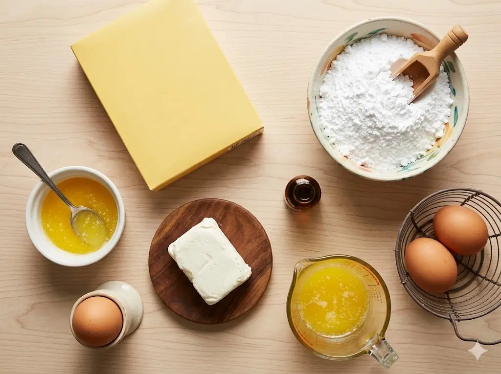 Gooey Butter Cake: 5 Easy Steps