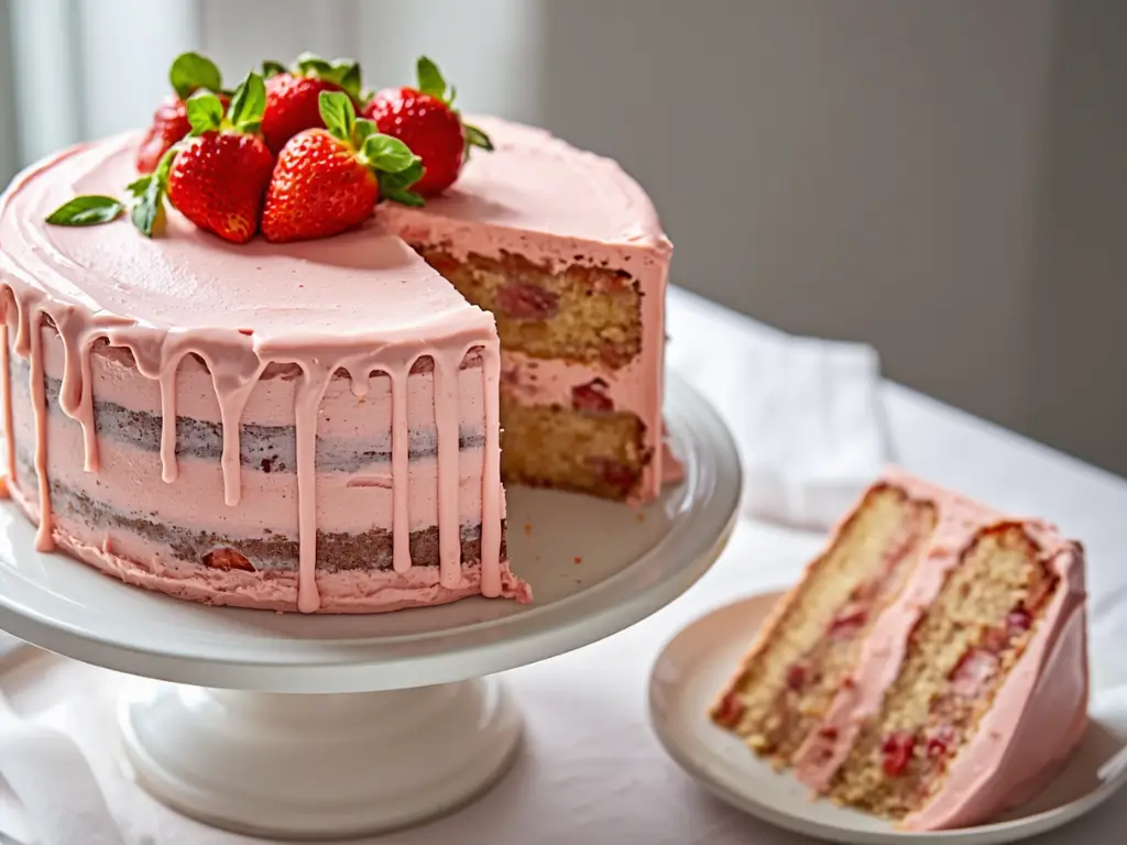 strawberry cake recipe: 5 Best Secret Tips for a Moist Pink Crumb
