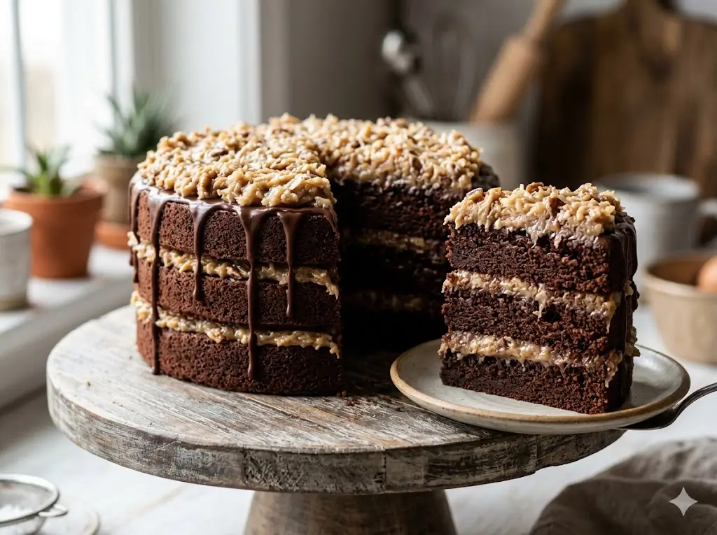 German Chocolate Cake Recipe: 4 Layer Guide