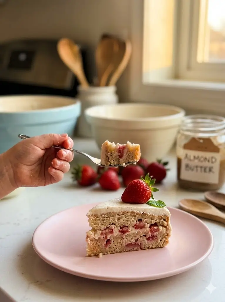 Must-Try: The Secret to a No-Fail, Delicious Healthy Strawberry Cake!