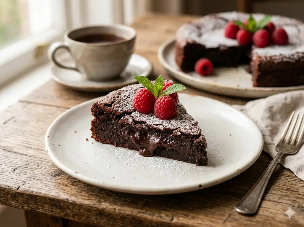 Flourless Chocolate Cake: 10-Min Prep Time