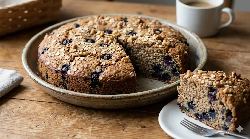 Healthy breakfast cake 7 best baking steps