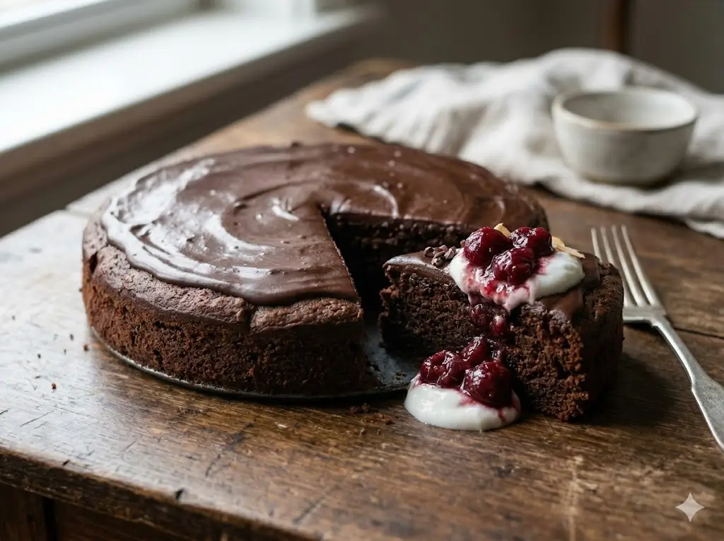 Healthy chocolate cake recipe 9 best baking steps