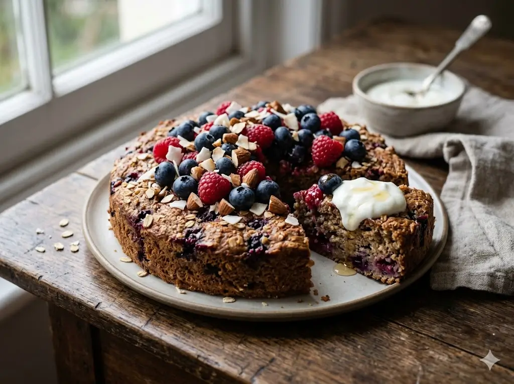 Healthy breakfast cake 7 best baking steps