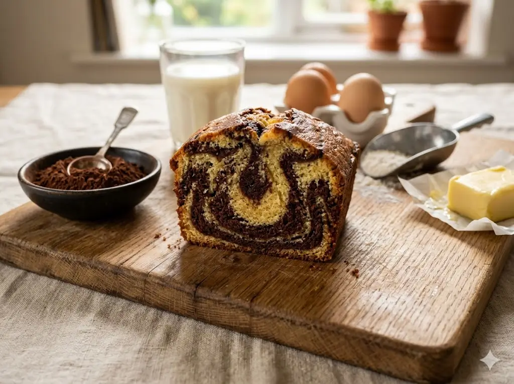 Marble cake: 5 best steps to bake it