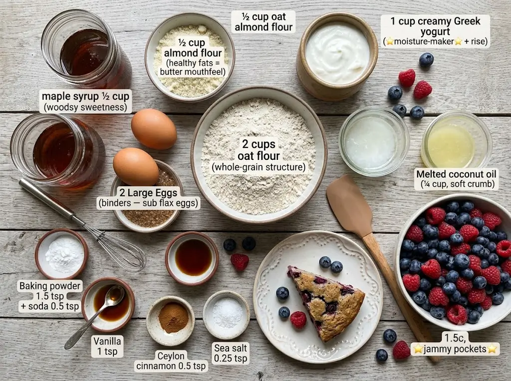 Easy healthy cake recipes 1 best berry oat cake to try today