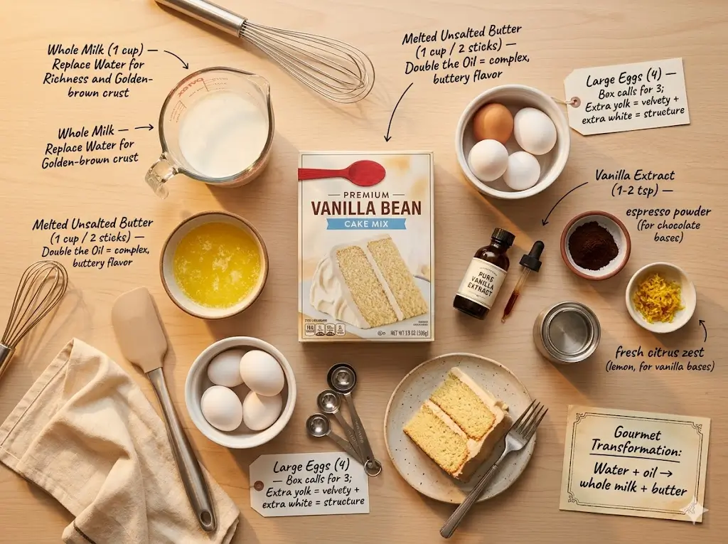 Cake mix 5 best hacks for a bakery dessert