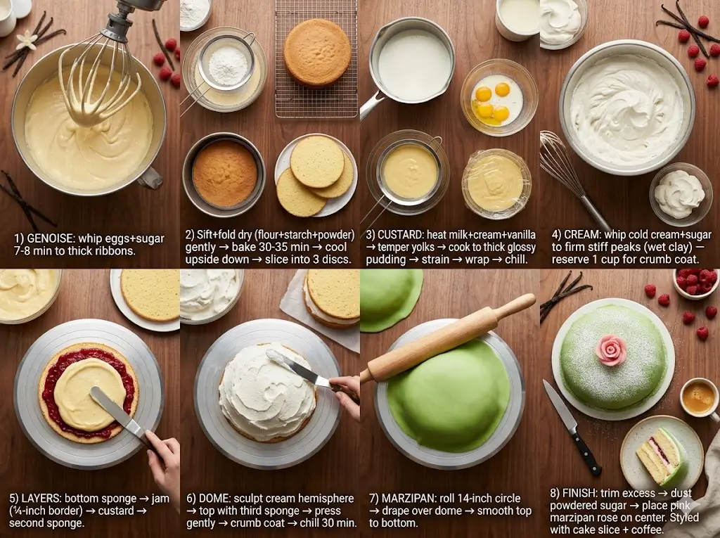 Princess cake: How to bake the best 5-layer Swedish dome