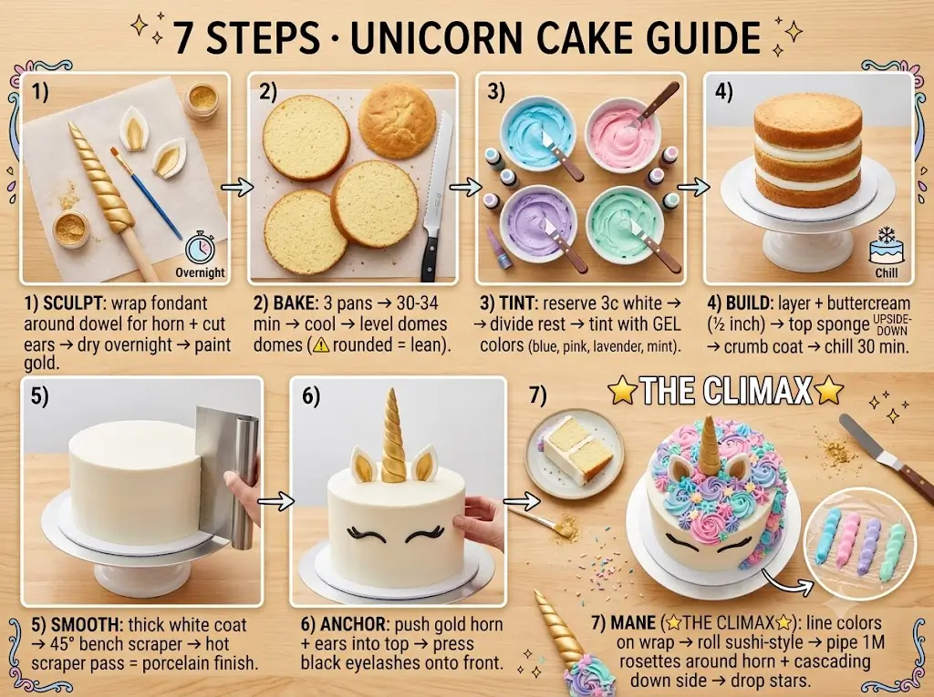 unicorn cake: 5 best tips for magical DIY birthday decorating