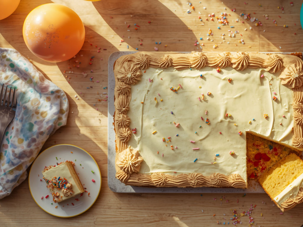 Sheet cake: 5 steps to the best 1-pan party dessert