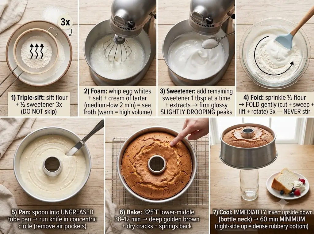 healthy angel food cake 7 best steps for a low calorie treat