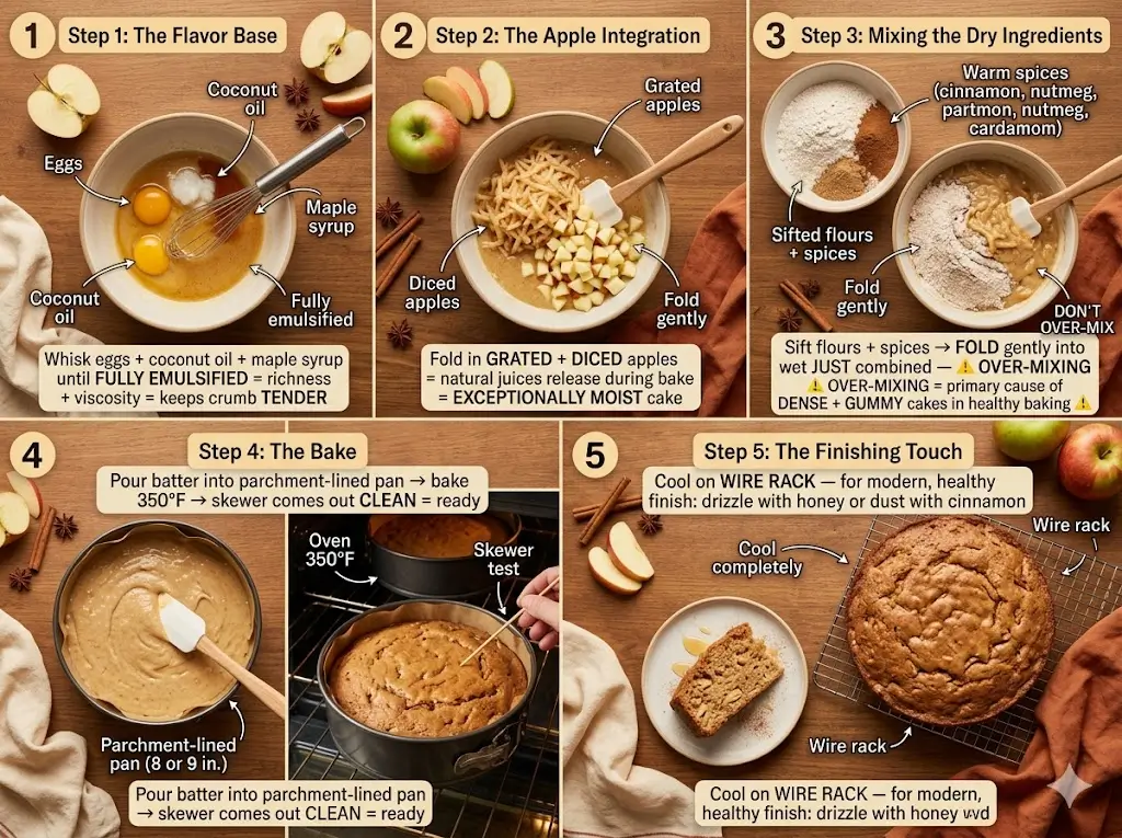 Apple cake healthy: 7 best ways to bake a moist dessert