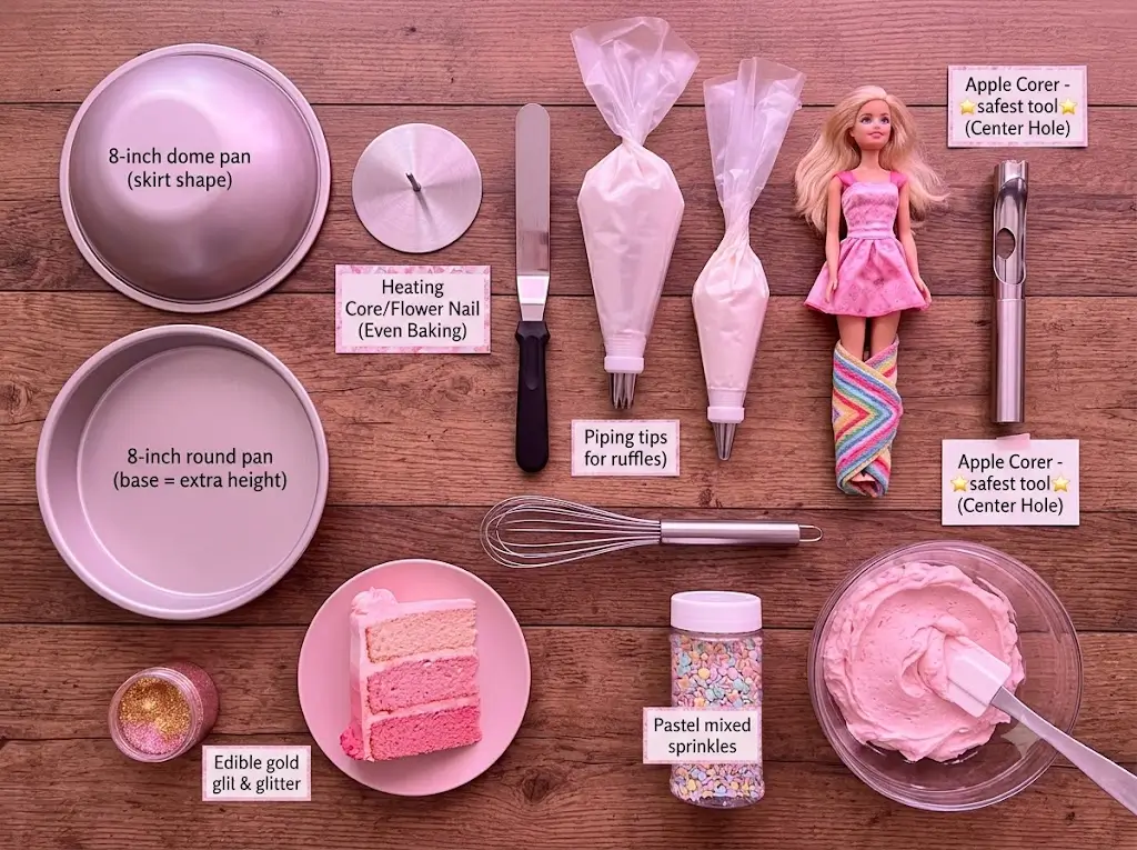 barbie cake: how to make 1 best recipe